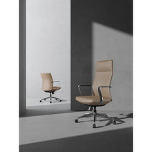 Director High Back Tan leather