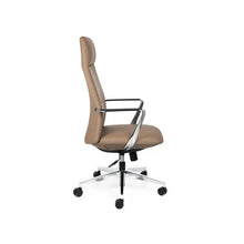 Director High Back Tan leather