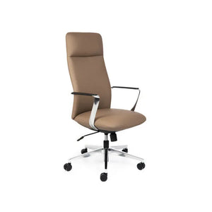 Director High Back Tan leather