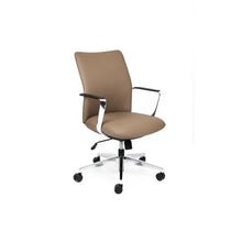 Director Mid Back Tan leather