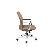 Director Mid Back Tan leather