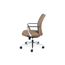 Director Mid Back Tan leather