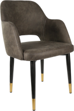 Durafurn Sorbet Chair with Black Metal 450h Legs