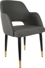 Durafurn Sorbet Chair with Black Metal 450h Legs