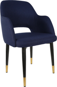 Durafurn Sorbet Chair with Black Metal 450h Legs