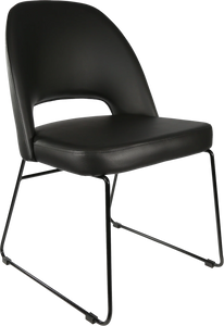 Semifreddo Chair with Black Sled Base