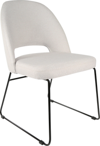 Semifreddo Chair with Black Sled Base