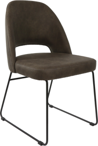 Semifreddo Chair with Black Sled Base