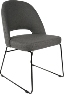 Semifreddo Chair with Black Sled Base