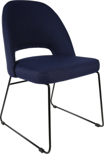 Semifreddo Chair with Black Sled Base