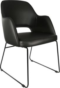 Sorbet Chair with Black Sled Base