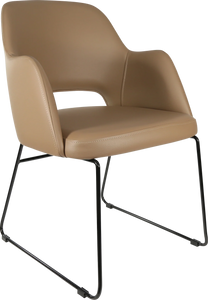 Sorbet Chair with Black Sled Base