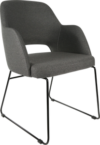 Sorbet Chair with Black Sled Base