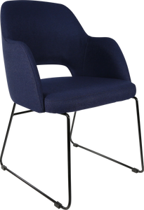 Sorbet Chair with Black Sled Base