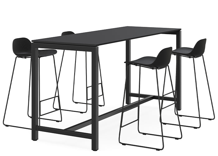Custom Welded High Bar Tables – Future Office Interiors